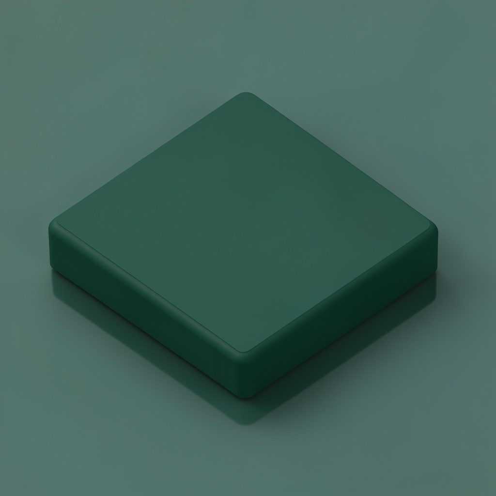 Isometric 3D render of a Western Digital hard drive in cool grey and silver tones on a soft white background